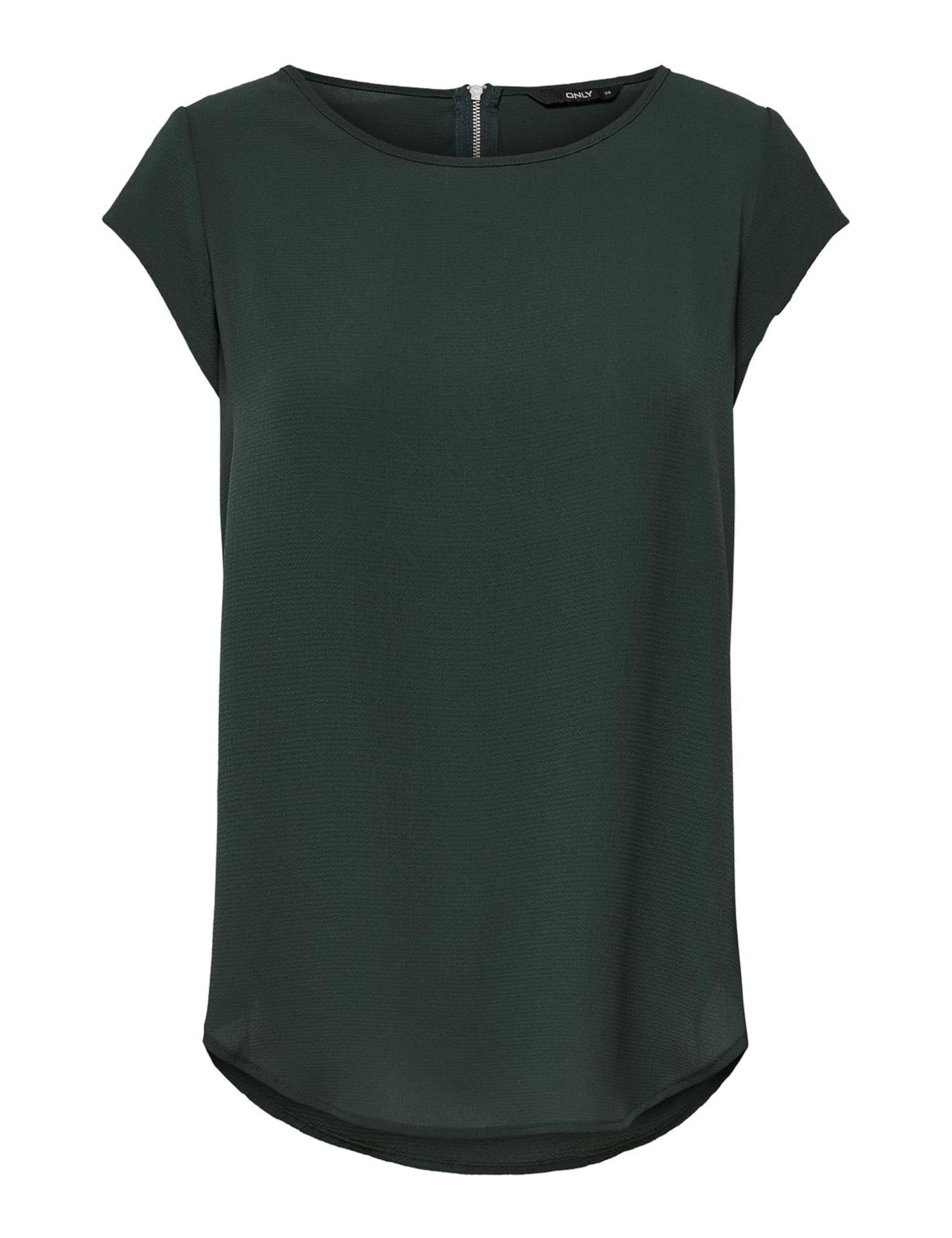 Only Women's Vert T-Shirt Manches Courtes Vic Solid