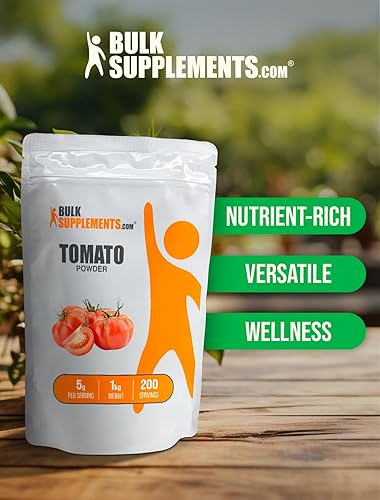 Miniatura 5 de BulkSupplements. com Tomate en polvo - Tomate molido en polvo para cocinar - Vegano y sin gluten, 0.18 oz por porción, 1kg (2.2 lbs) (paquete de 1)