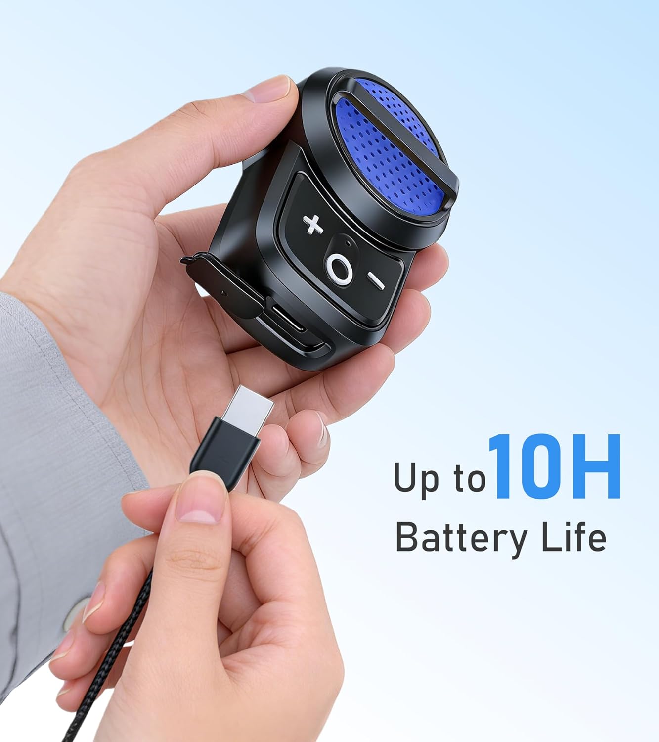 Tsnam Wearable Bluetooth Speaker Clip on, Wireless Portable Speaker Built-in Mic, IPX6 Waterproof for Running,Hiking,Biking, 10H Battery Life - Image 4