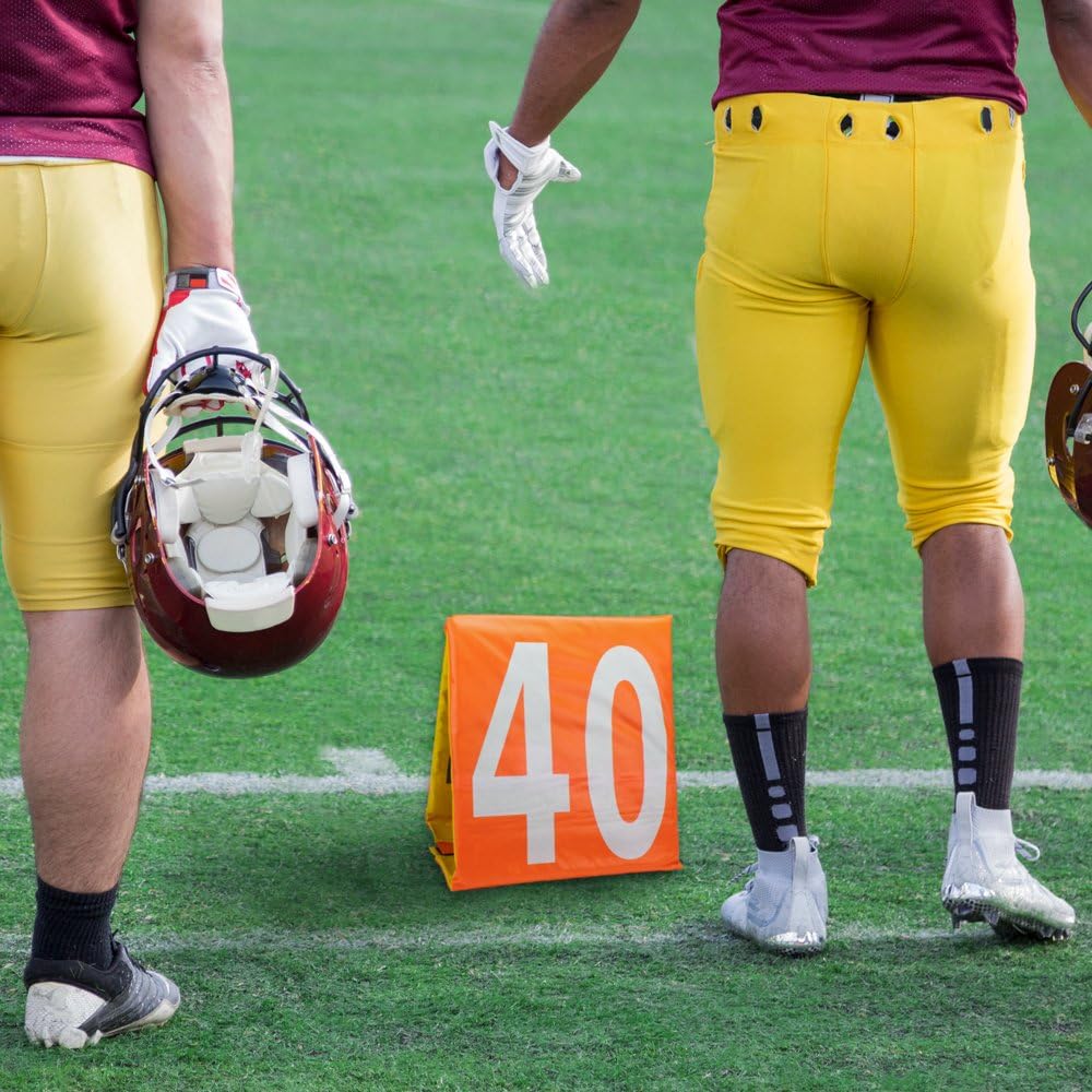 Heavy Duty Large Size Football Field Yard Markers - Complete Set of 11!