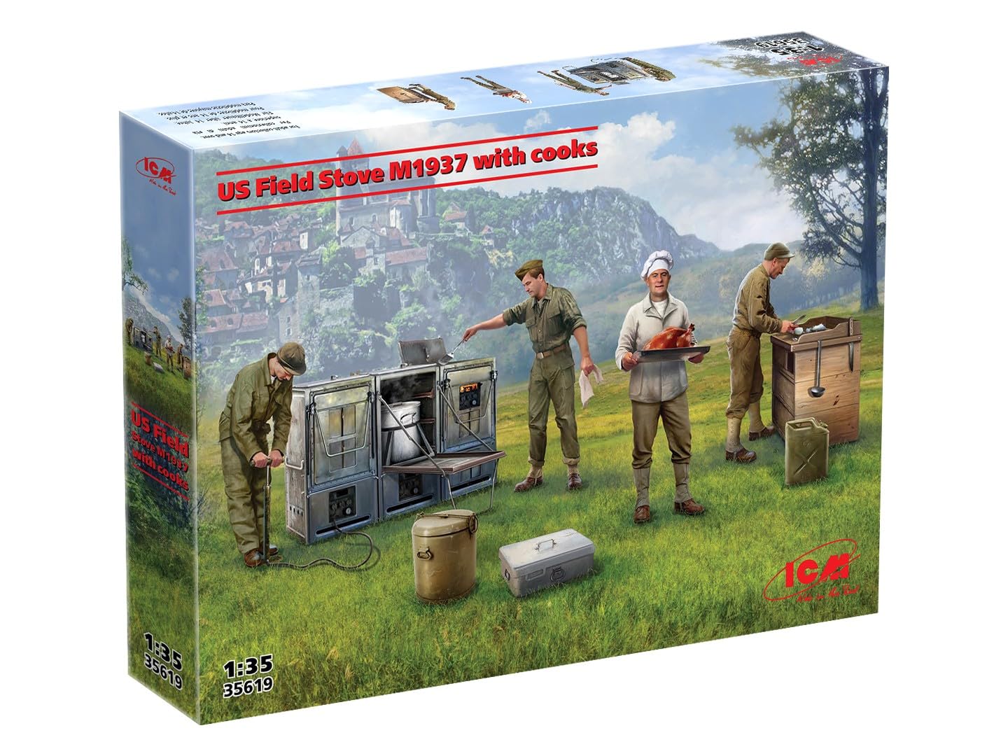 Amazon.com: ICM 35619 - US Field Stove M1937 with Cooks - 100% New
