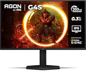 Monitor Gamer AOC AGON G4S 25" 310Hz 0.3ms HDR10 IPS Base Ajustável 25G4S/P