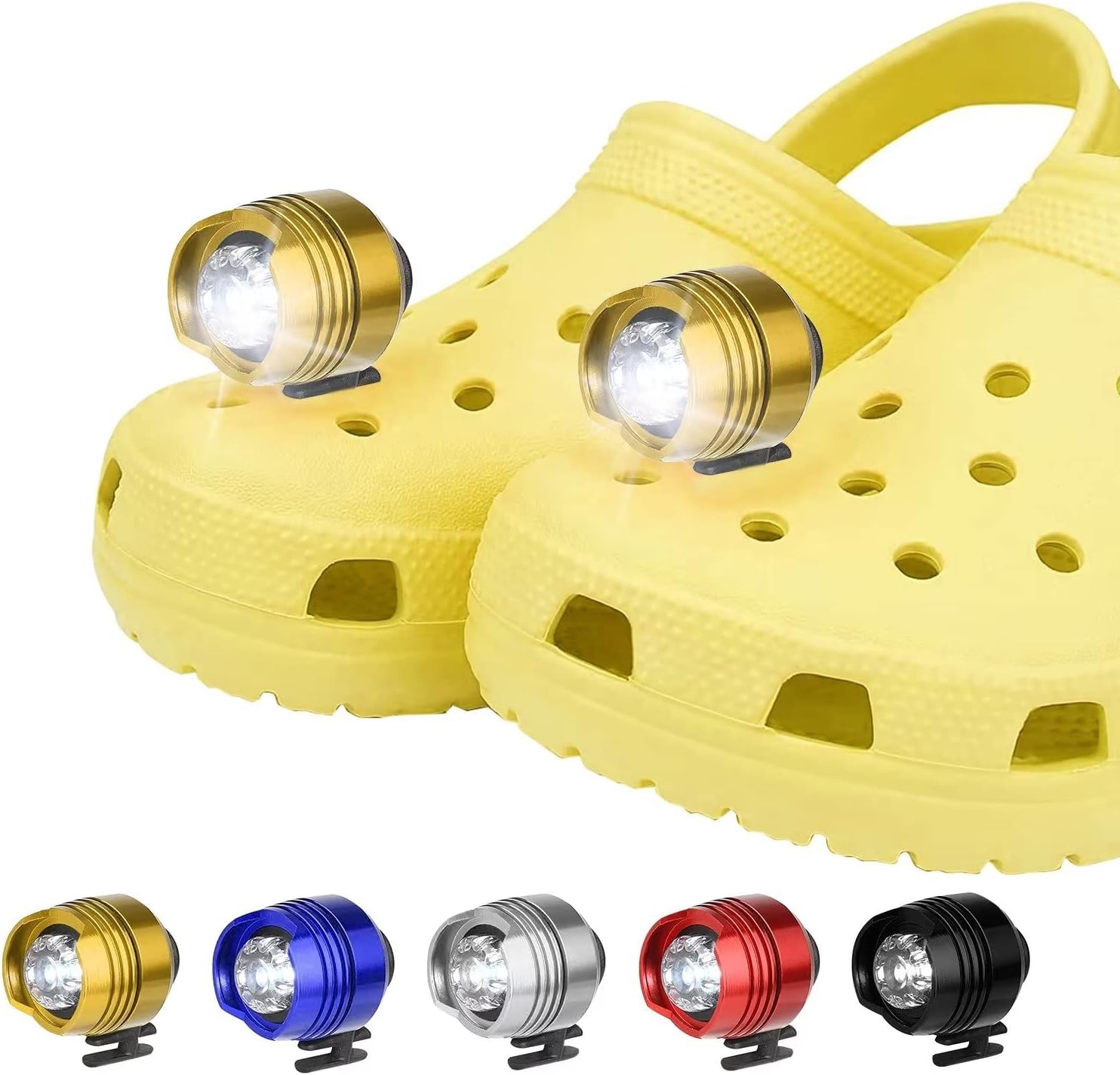 Headlights for Crocs 2Pcs Crocs Flashlights for Shoes