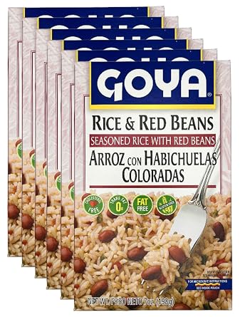 Goya Rice and Red Beans 8 Oz Pack of 6