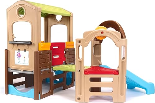 Miniatura 2 de Simplay3 Young Explorers - Conjunto de juegos para interiores y exteriores para niños, escalador modular, tobogán y casa de juegos, centro de