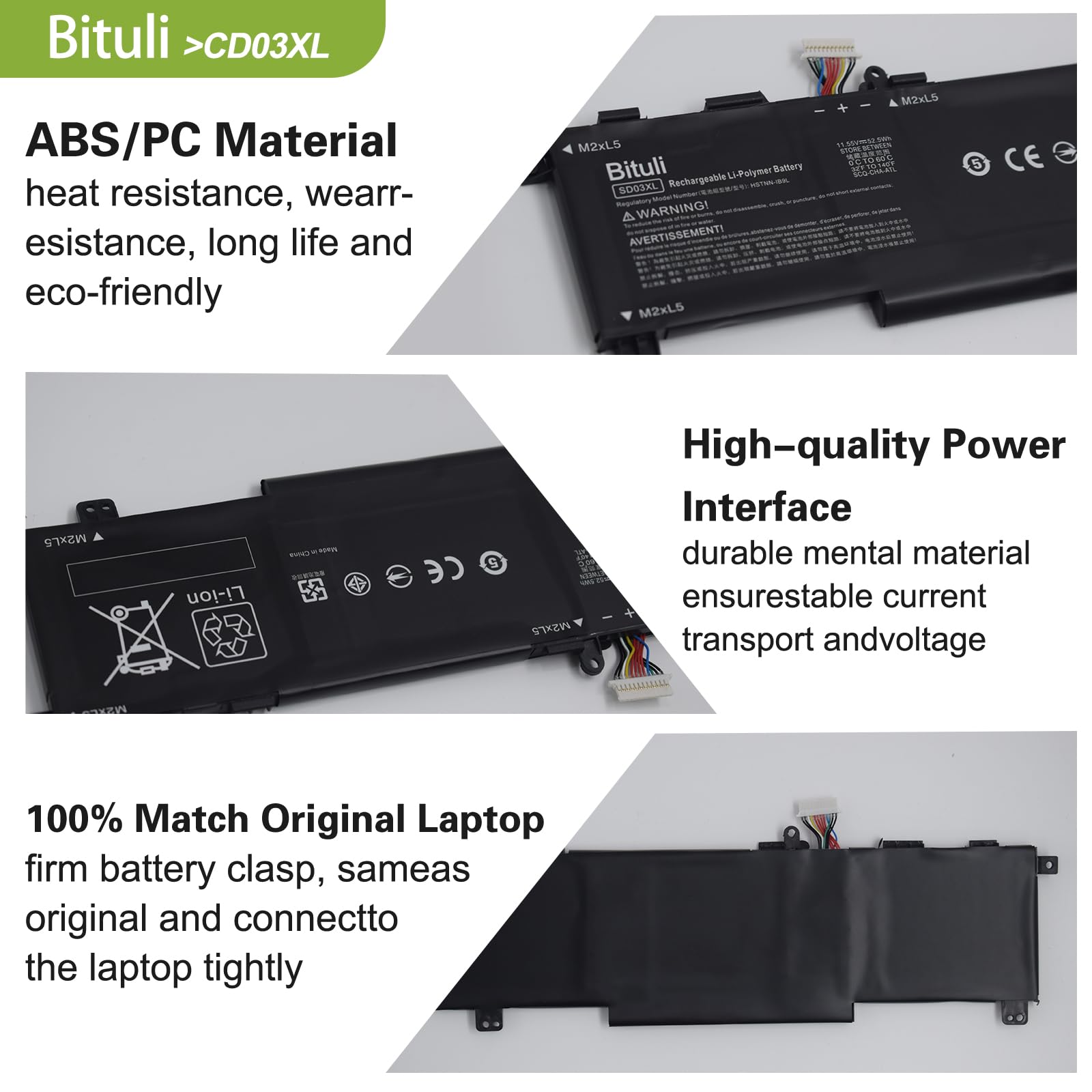 Amazon.com: Bituli SD03XL Battery for HP Omen 15 2020 15-EK0000
