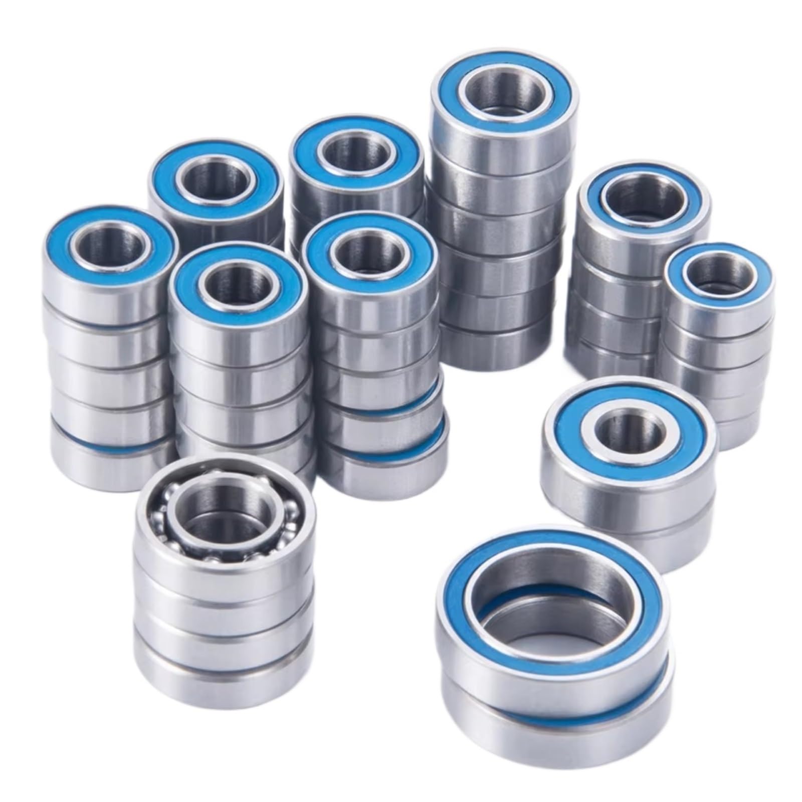 RC Lagerteile Für Vanquish VS4-10 Für Phoenix 48PCS Sealed Bearing Kit Kugellager Upgrade Zubehör