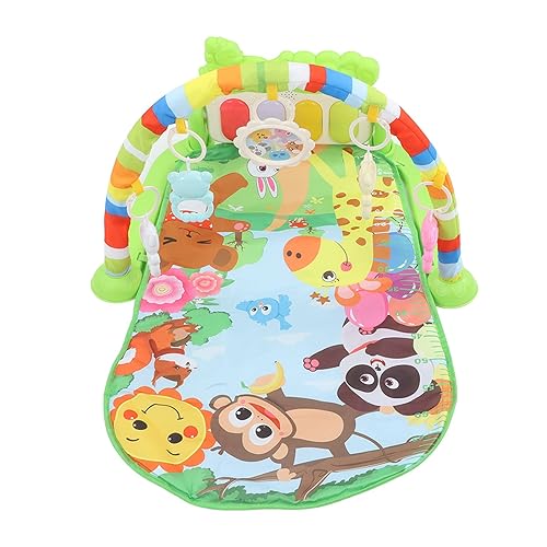 Miniatura 5 de Piano de juego de patadas para bebés, suave y cómodo, con luces suaves y música, tapete educativo de actividades para niños pequeños, ejercicio