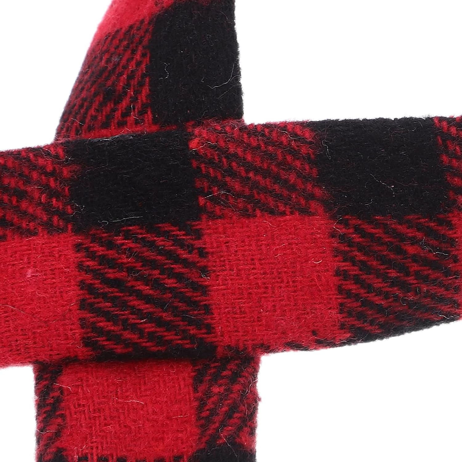 Artibetter 4 Sets Wine Bottle Decorations Christmas Plaid Fabric Covers Santa Hats and Scarves for Festive Table Centerpiece and Holiday Party Decor