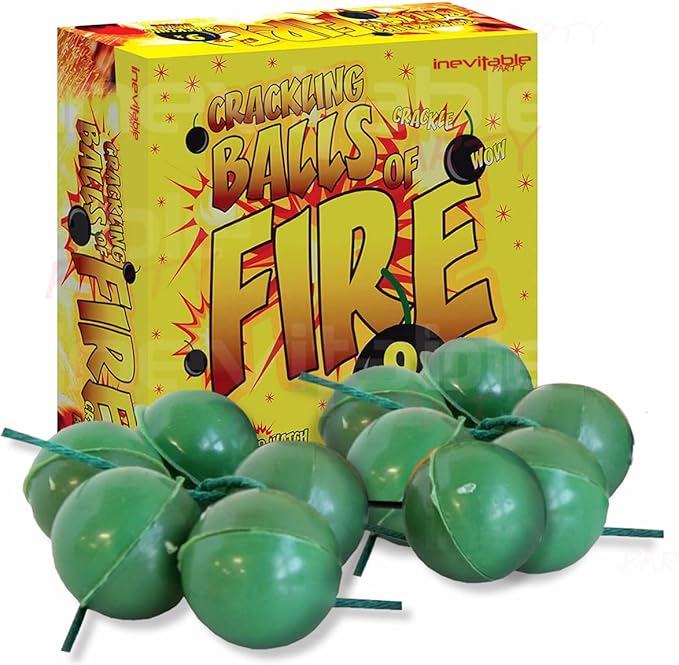Inevitable Party Crackling Balls of Fire Novelty Outdoor Fireworks
