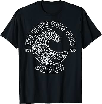 Amazon.com: Japan, Big Wave Surf Club, classic surfing beach