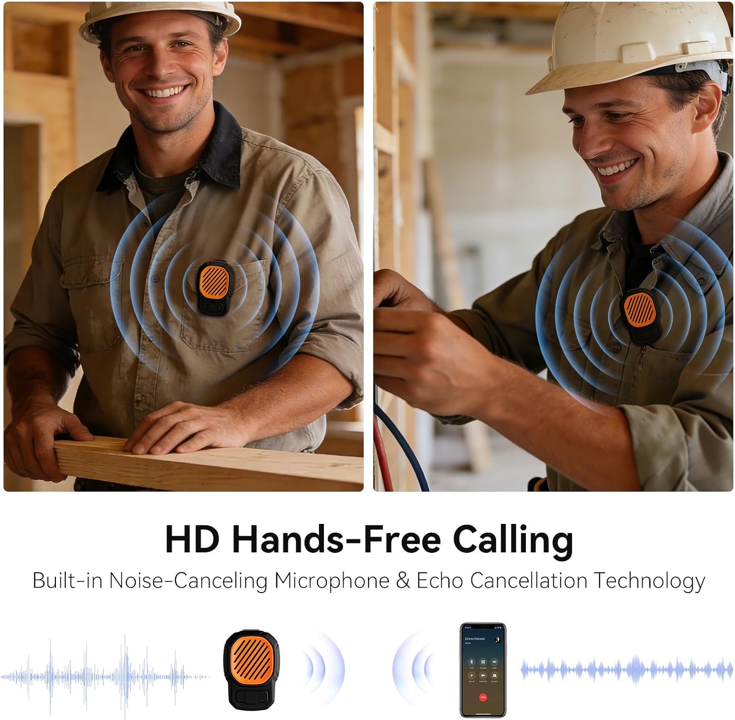 Wearable Bluetooth Speaker, Magnetic Clip on Mini Speaker, TWS Built-in Mic