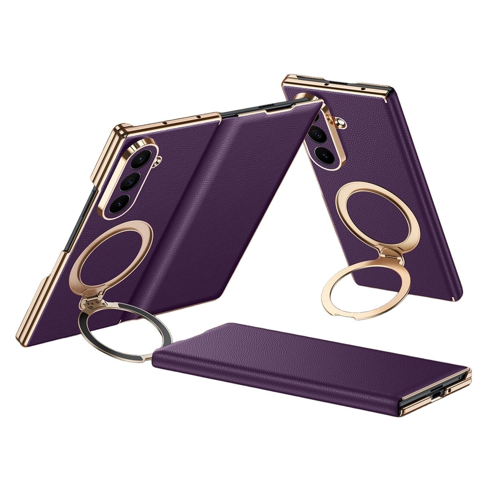 Etui do Samsung Galaxy Z Fold 8 Ultra, powłoka z prawdziwej skóry