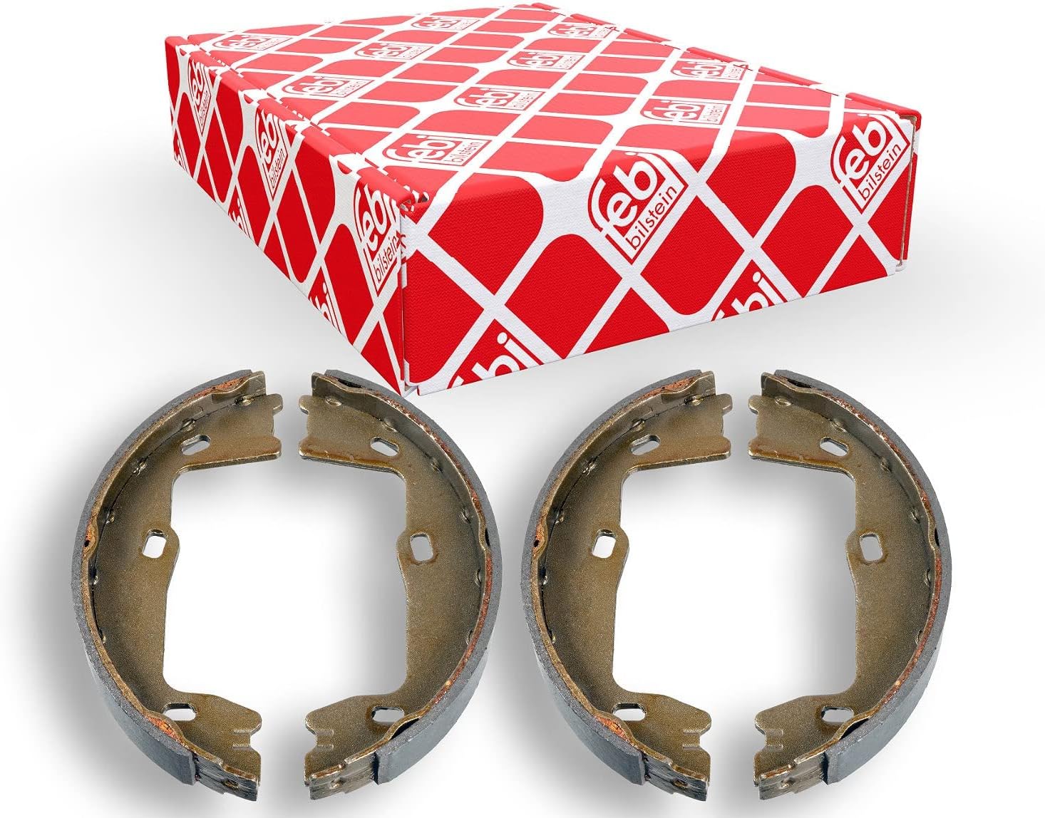 Parking Brake Shoe Set Rear FEBI For OPEL VAUXHALL SAAB Astra F 4836441