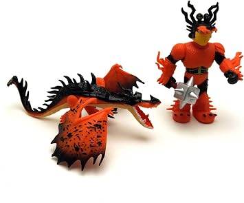 Toysvill Vikings & Dragon Collection Toys Action Figures Set 8 PCS