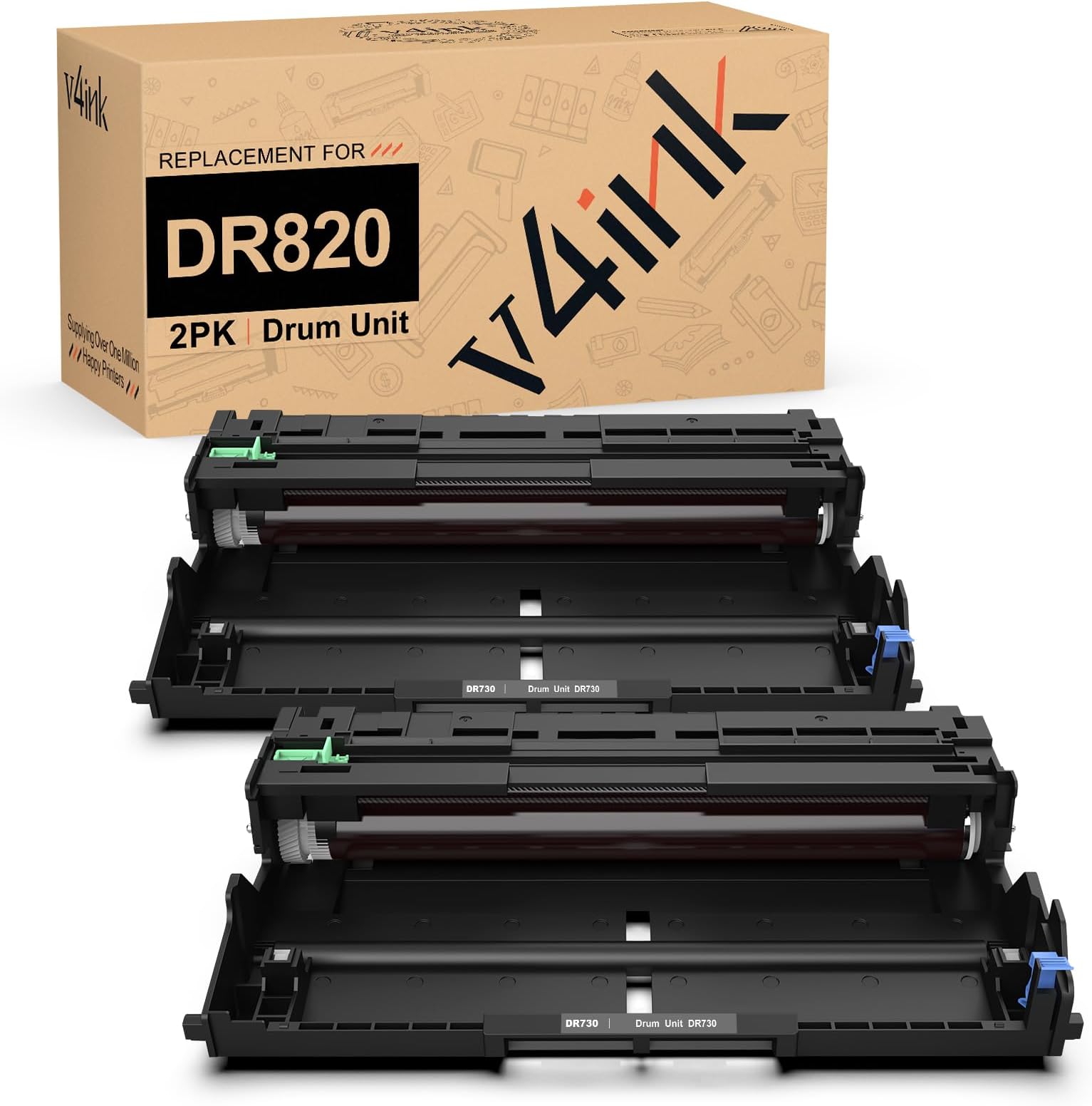 INK4WORK DR730 Compatible Drum Unit Replacement for Brother
