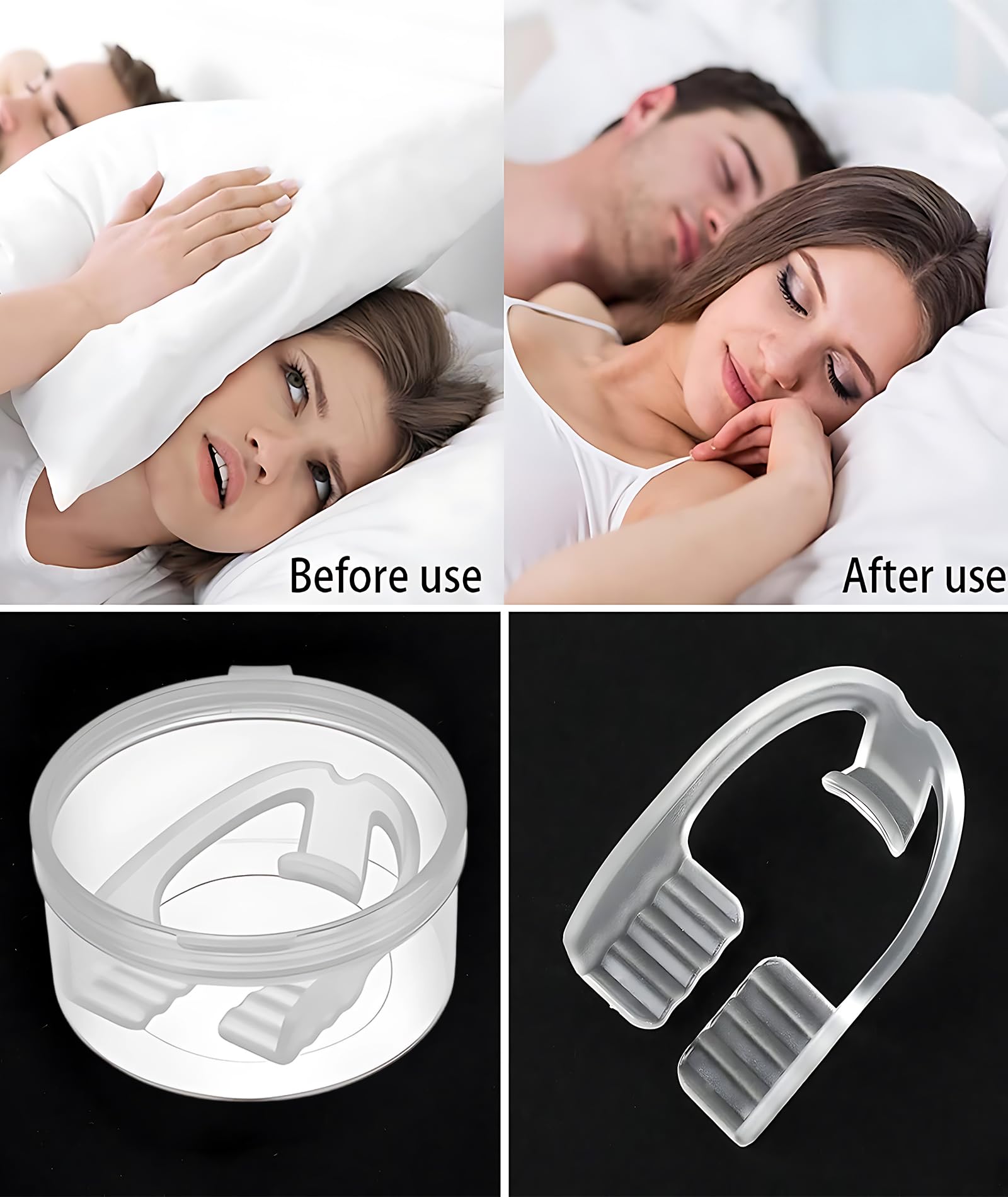 3PCS Night Guards for Teeth Grinding, Mouth Guard for Teeth Grinding with Comfort Fit Design, Teeth Guard for Night Grinding, Helps Reduce Teeth Clenching, - Image 5 thumbnail