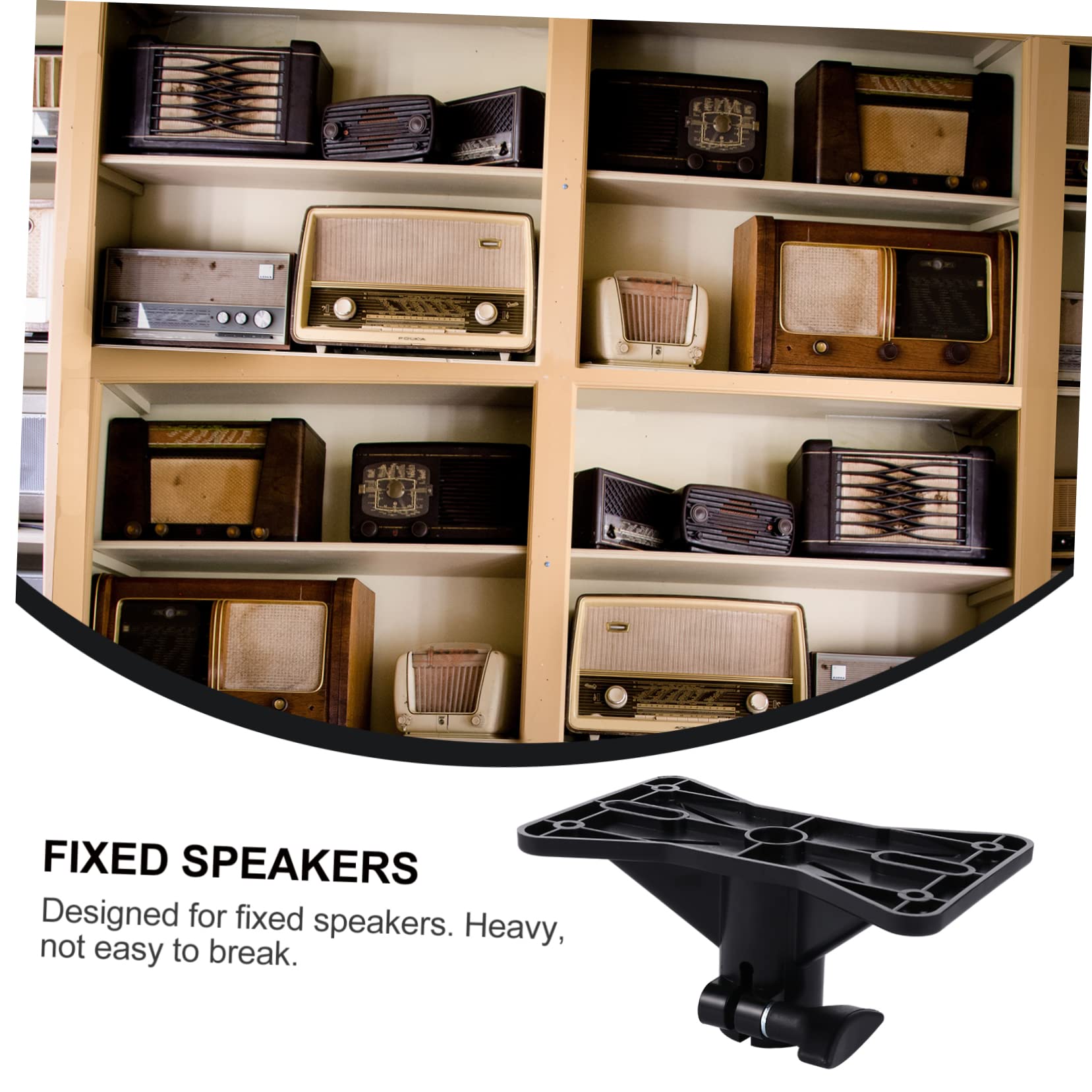 HOMSFOU Strong Clamp Speaker Stand Mount Wall Mount Bracket for Surround Speakers