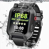 Vista 1 de Funda impermeable para Apple Watch de 1.496 in Series 2 y 3 con correa y protector de pantalla integrado, IP68, impermeable, a prueba de polvo, a