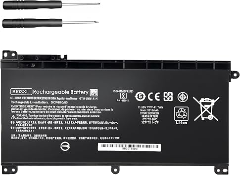 BI03XL Battery Compatible with HP Pavilion X360 M3-U 13-U M3-U001DX M3-U103DX 13-U100TU 13-U118TU Stream 14-AX 14-ax010nr 14-ax020wm 14-ax030wm TPN-W118 Laptop ON03XL HSTNN-LB7P HSTNN-UB6W 843537-541