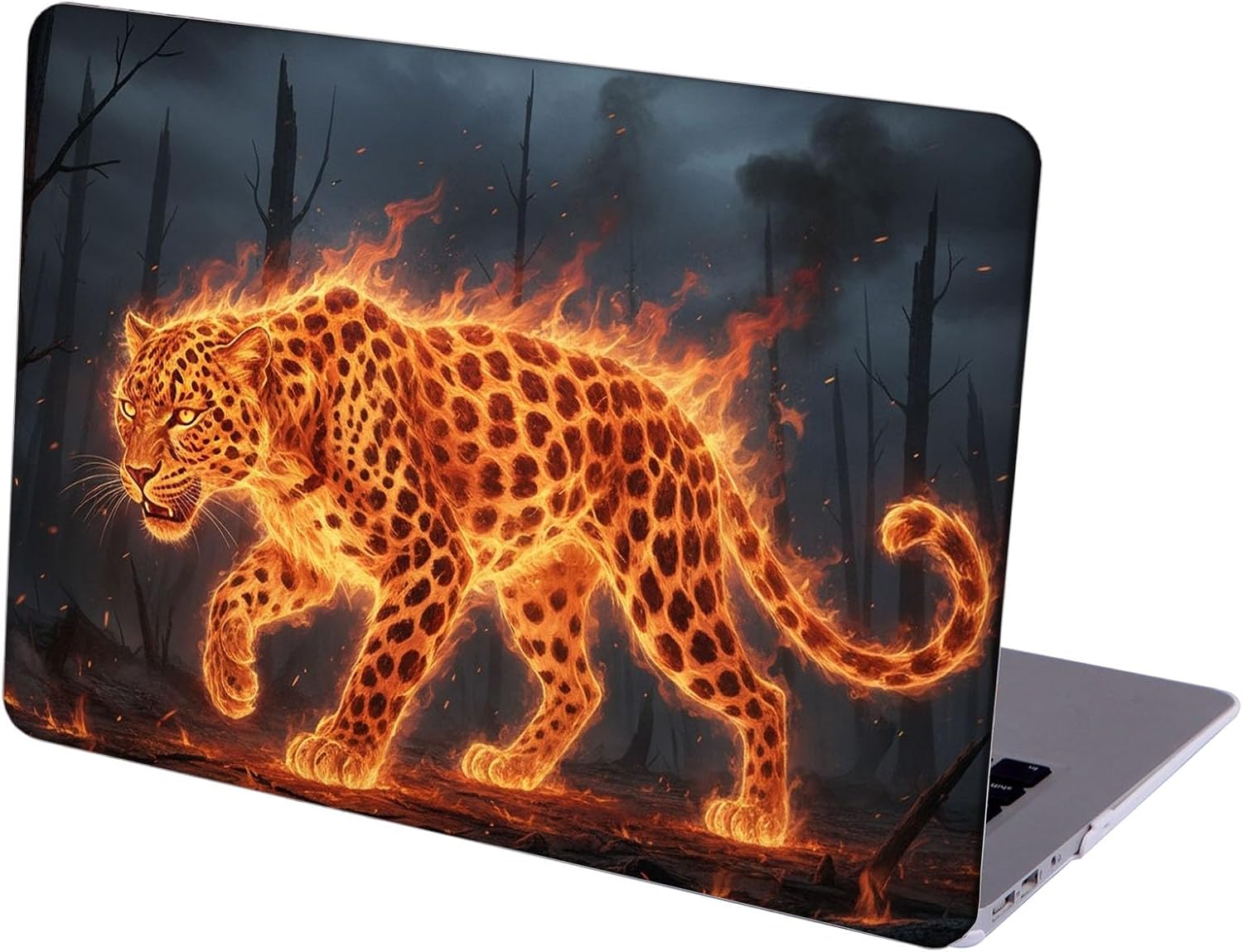 Compatible with MacBook Neo 13-inch, Hard Shell Case with Keyboard Cover and Screen Protector (A3404 A18 Pro chip, 2026 Release) - Leopards MC21179