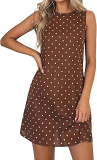 PRETTYGARDEN Sundresses for Women 2026 Summer Elegant Floral A Line Short Party Dress Beach Vacation Clothes