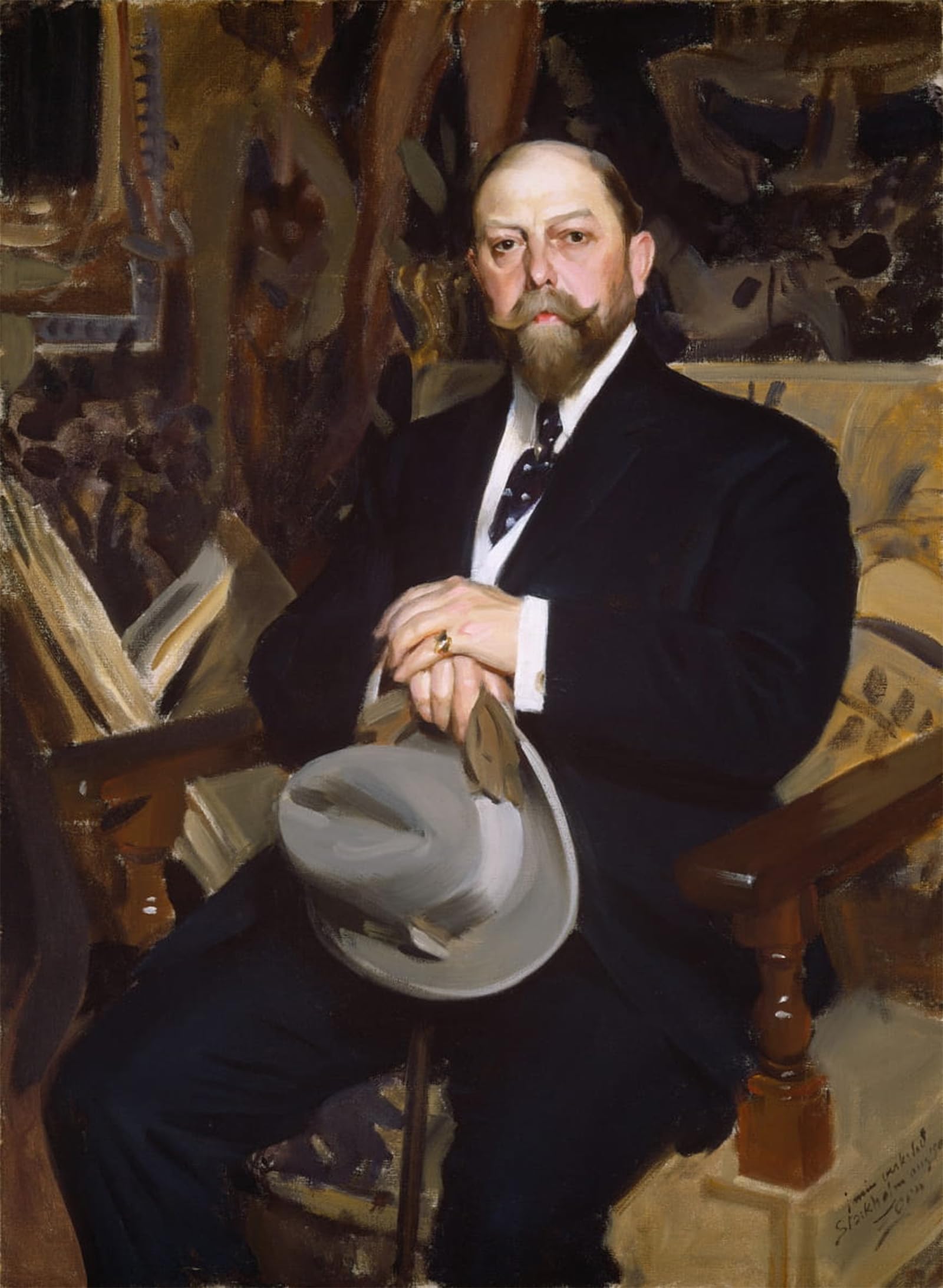 SERENDIPITP Vintage Picture Print on Canvas Wall Art Poster Famous Paintings by Anders Zorn Artwork Print Poster for Wall Decor 60x90cm