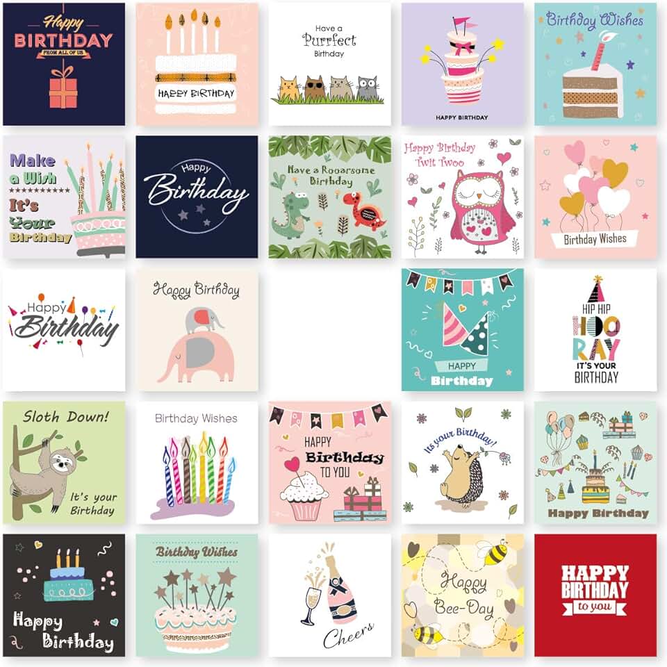 Amazon.co.uk multipack birthday cards
