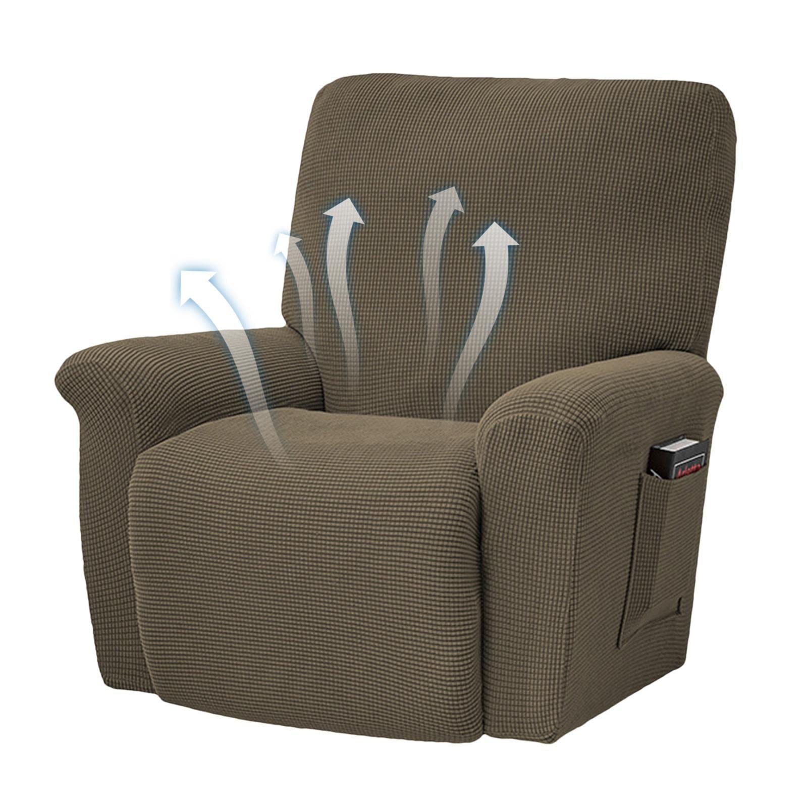Funda elástica para sofá y sillón reclinable con tejido premium higroscópico