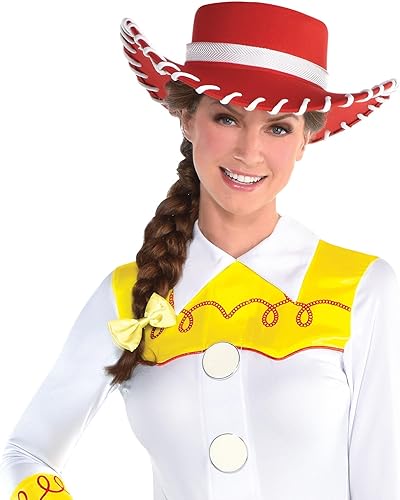 Miniatura 4 de Party City Disfraz de Jessie para mujer, disfraz de Toy Story de Disney Pixar, incluye mono y sombrero, disfraces para Halloween, fiestas de