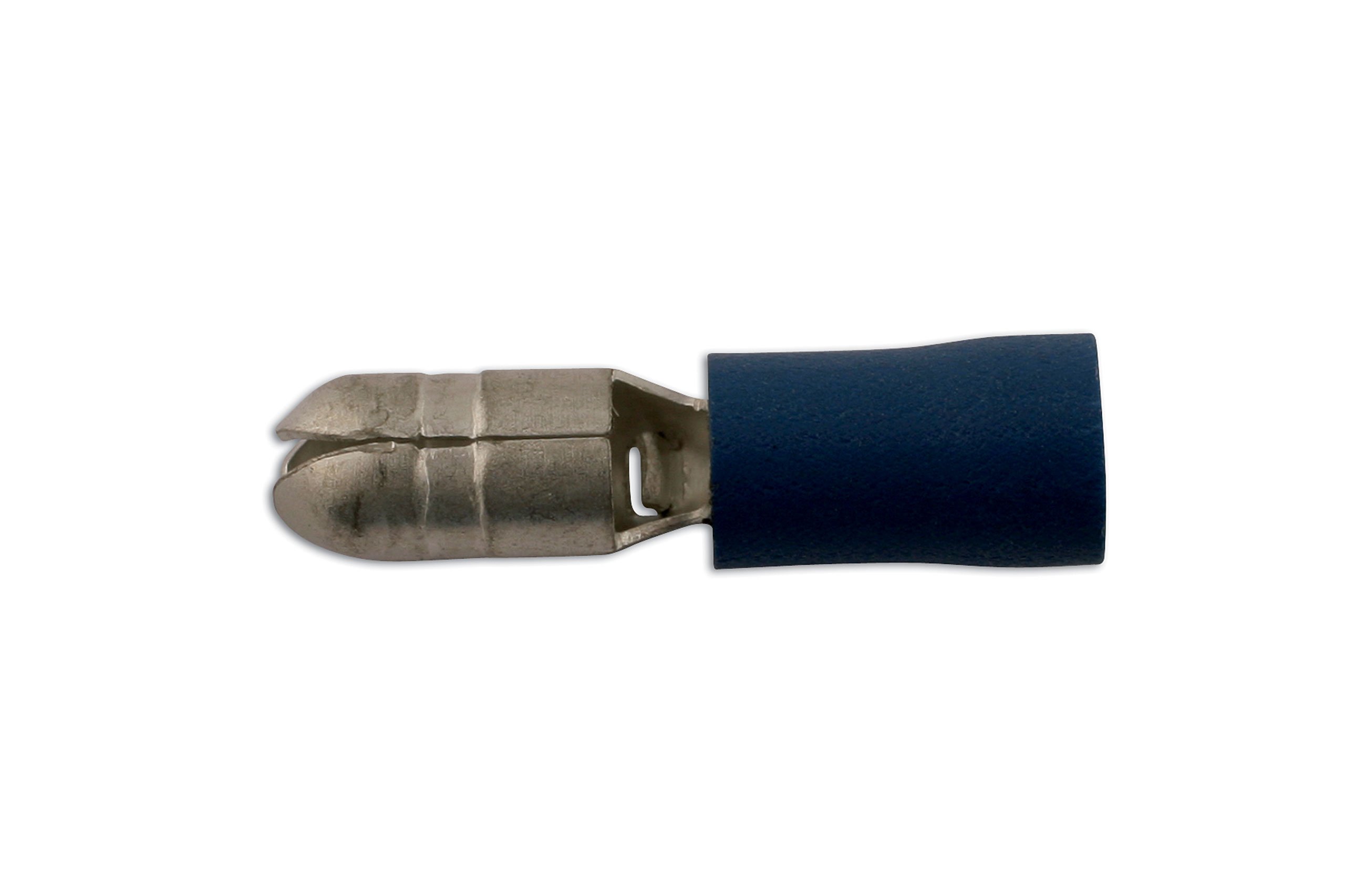 Connect 30180 Blue Female Bullet Terminal 5.0mm 100pc - Image 2