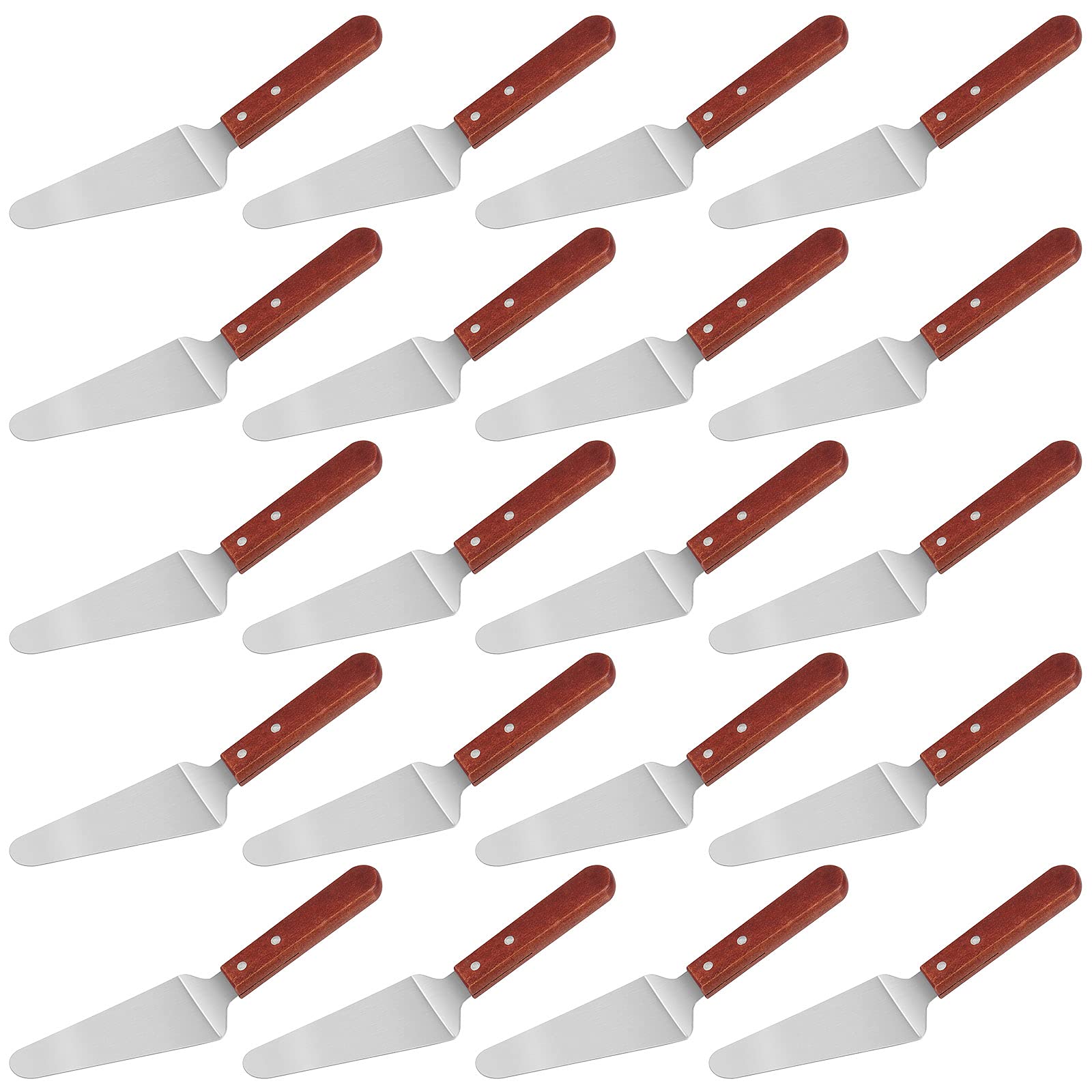 Spatules à tarte à lame triangulaire rigide pour soulever gâteaux et pizzas