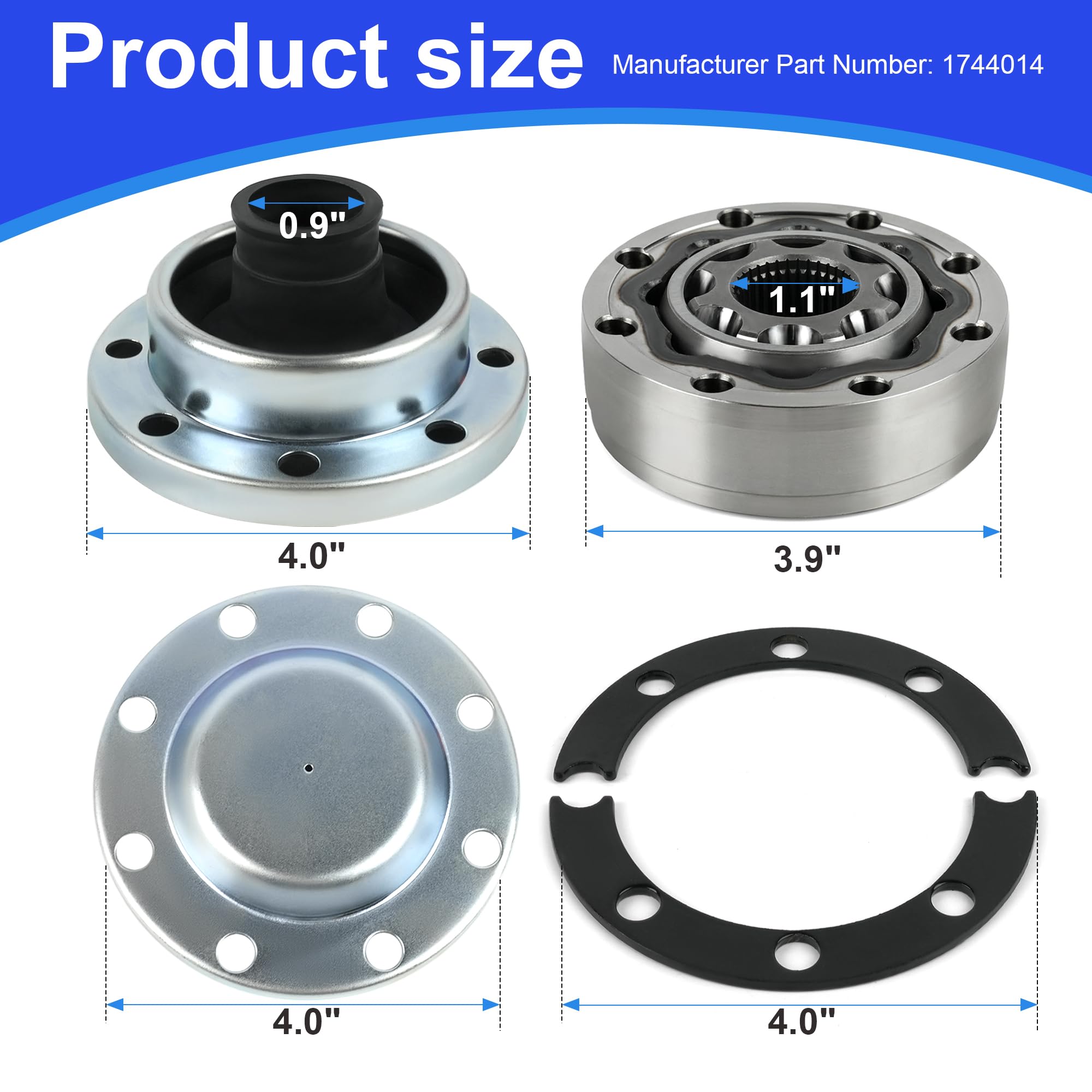 Amazon.com: Factory Replacement CV Joint Kit - High-Angle Rzeppa