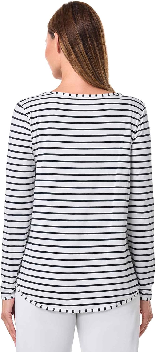 Women's Side Split Long Sleeve Shirt - UPF 50+ Sun Protection - Heyday - Image 2