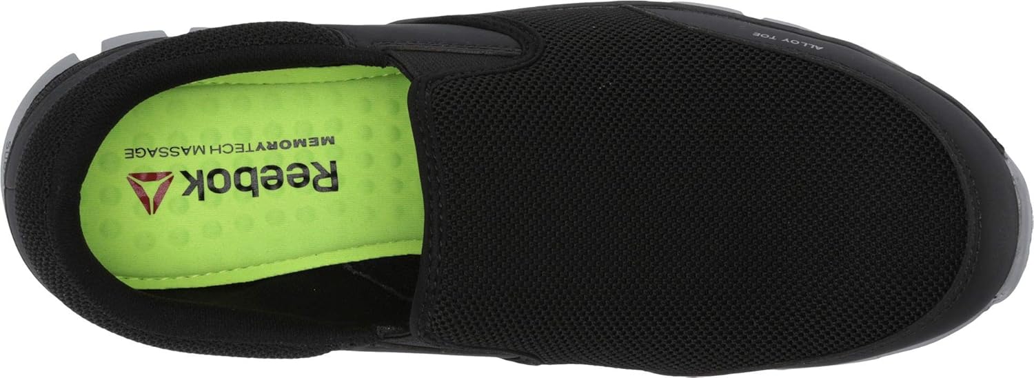 Reebok Mens Sublite Cushion Work Safety Toe Athletic Slip-on Work & Safety Shoe, Black, 7 Wide US - Image 3