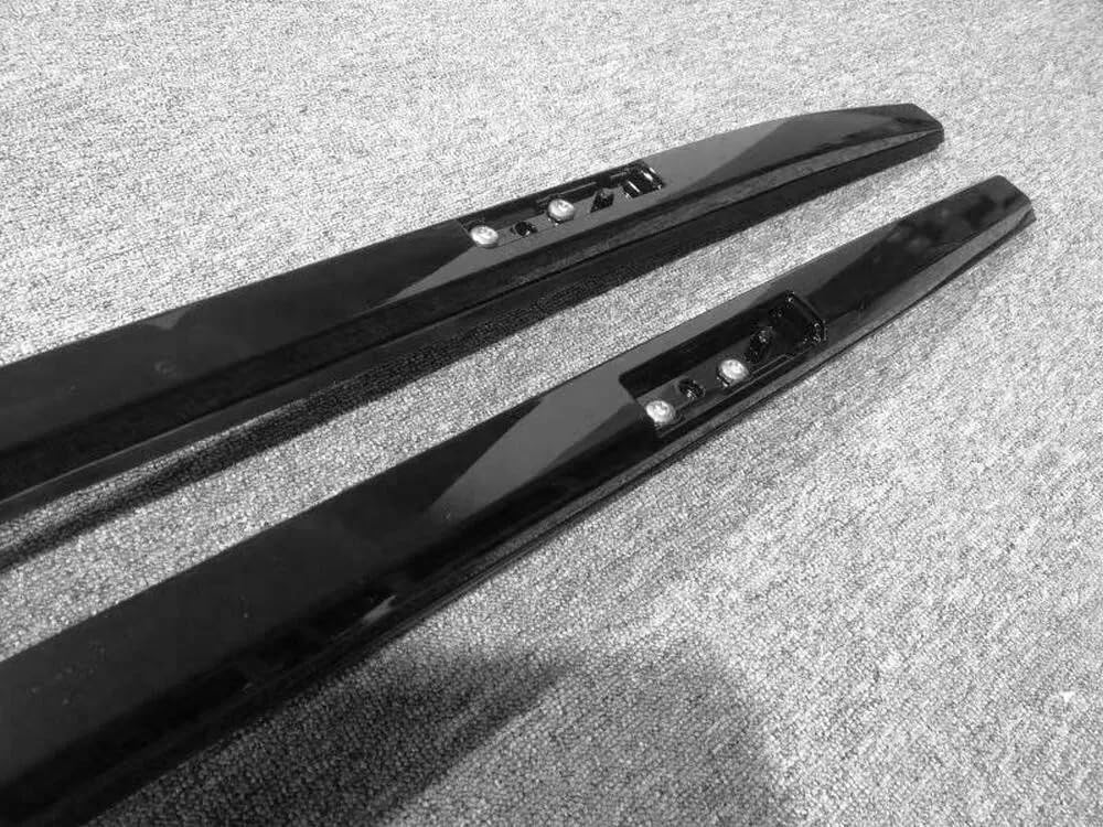Side Rail Fits for Toyota Highlander 2020-2025 Aluminum Roof Rack Luggage Carrier with Screws (Black)