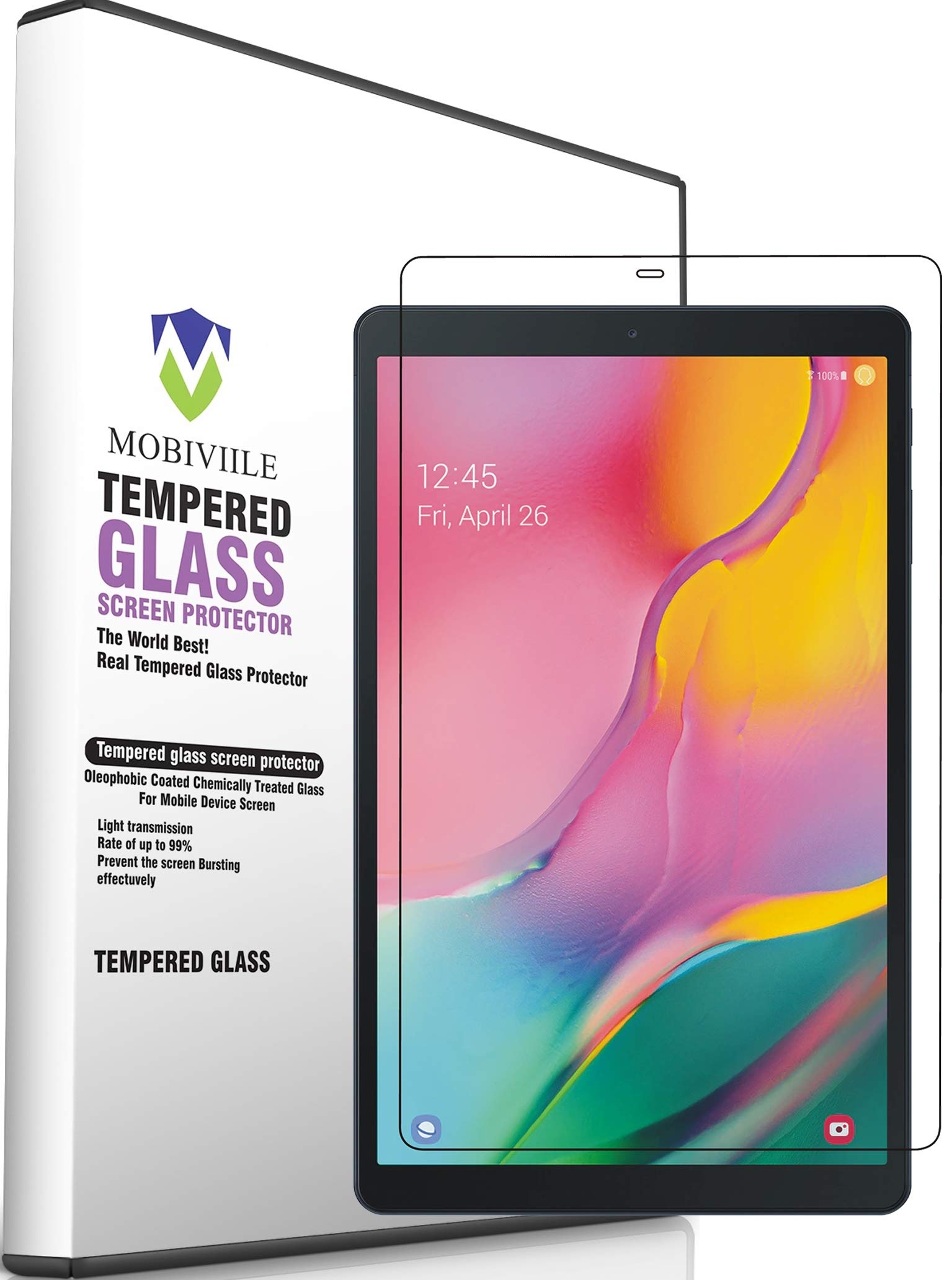 MOBIVIILE® Galaxy Tab A 10.1 inch 2019 Tablet Screen Protector, [Anti-Scratch][Easy Installation][Bubble Free] Tempered Glass for Galaxy Tab A 10.1 2019 SM-T515/T510 (B07V7LLNG9) Amazon Price History, Amazon Price Tracker