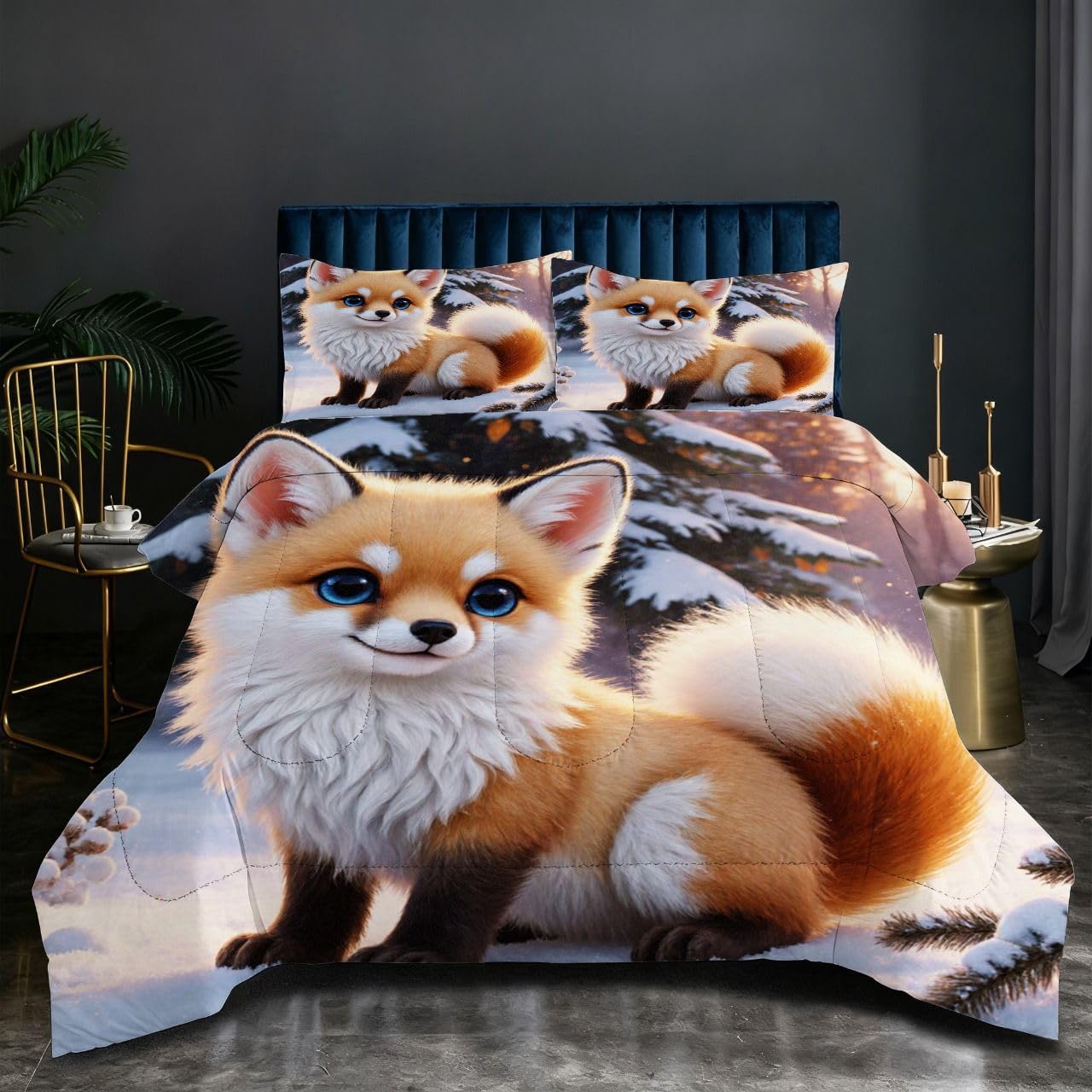 Parure de couette renard animé pour transformer l'ambiance de votre chambre