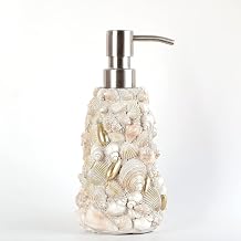 Sea Shell Soap Dispenser 17oz Soap Dispenser Resin Dispenser Bottle With Pump For Bathroom Home Decoration Hotel Soap Dispenser, Aa