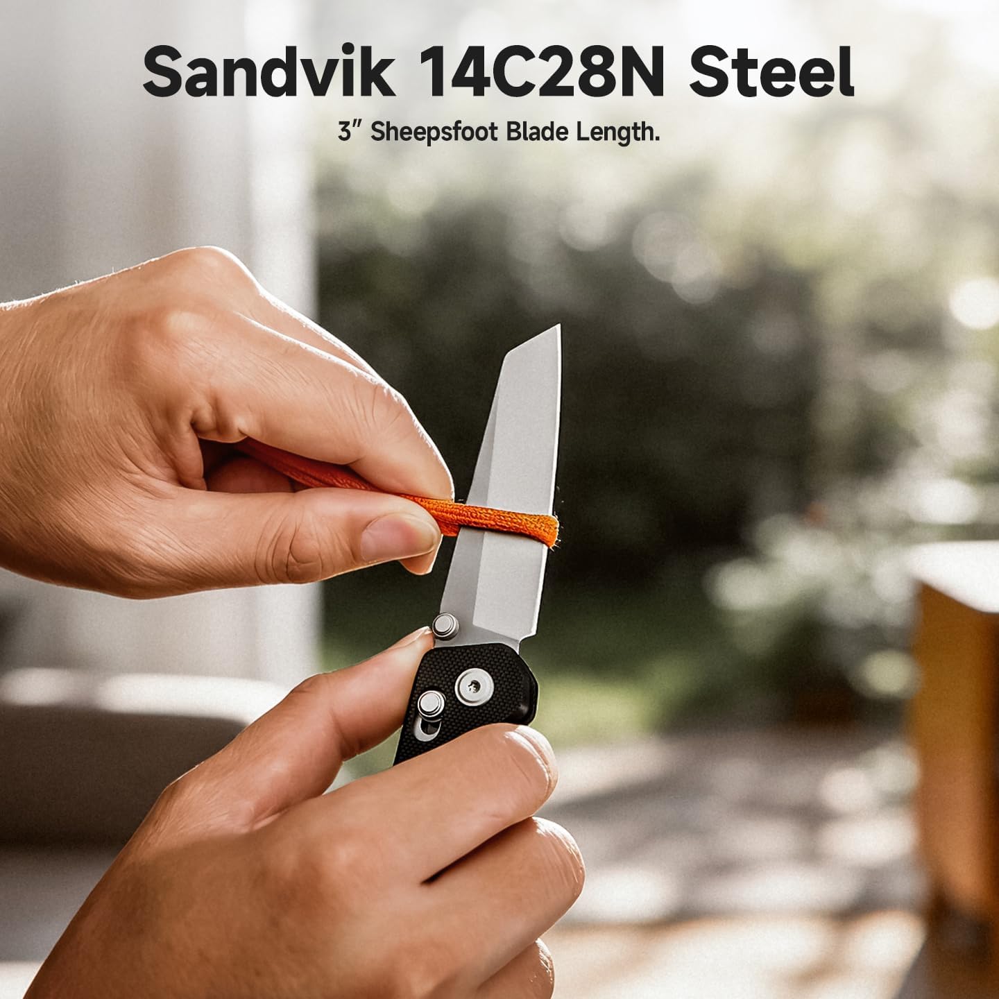 NEXTOOL Knight K40 Folding Pocket Knife,EDC Multitool with 3" 14C28N Steel Blade and G10 Handle,Axis Lock,Bits Adjustable to 90°and 180°,Multi tool knife for Cmping,Hiking,Survival,Gifts for Men