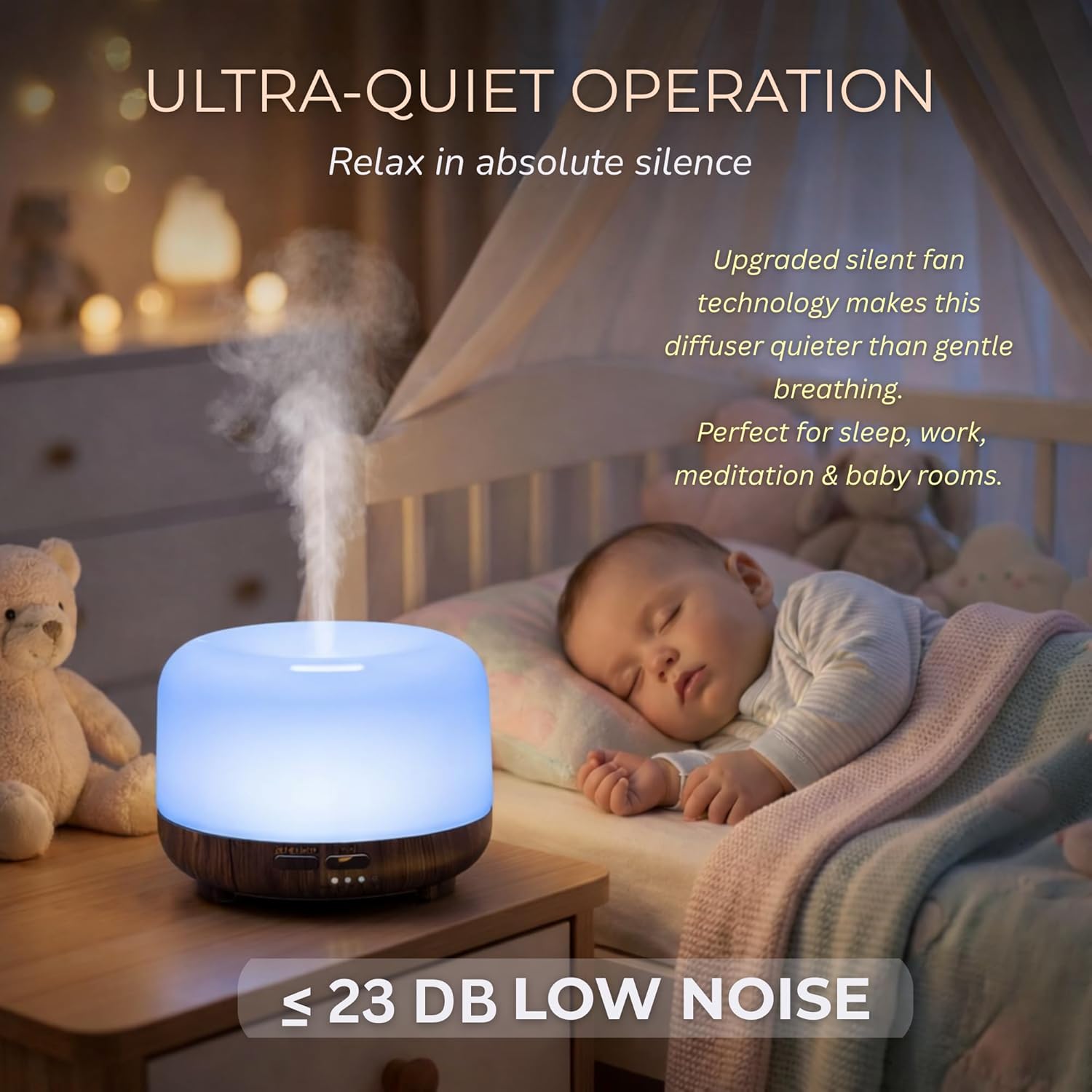 500ml Premium, Essential Oil Diffuser,...