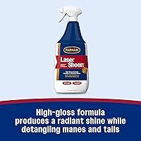 Vista 3 de Farnam Laser Sheen Dazzling Shine & Detangler Spray 32 onzas