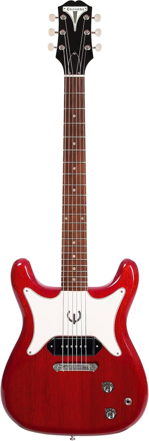 Epiphone Coronet 1 P90 Pickups Double Cutaway, Cherry