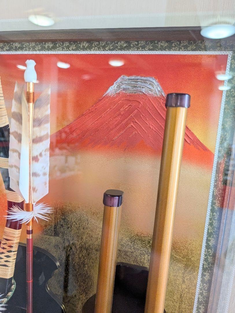 天豪 破魔弓 ガラスケース 正月飾り お正月 五月人形 兜飾り 鎧飾り 男の子