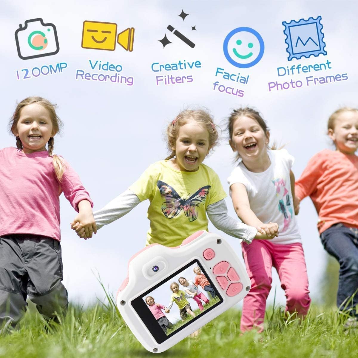 Children Enjoying the JOYTRIP Kids Camera Features