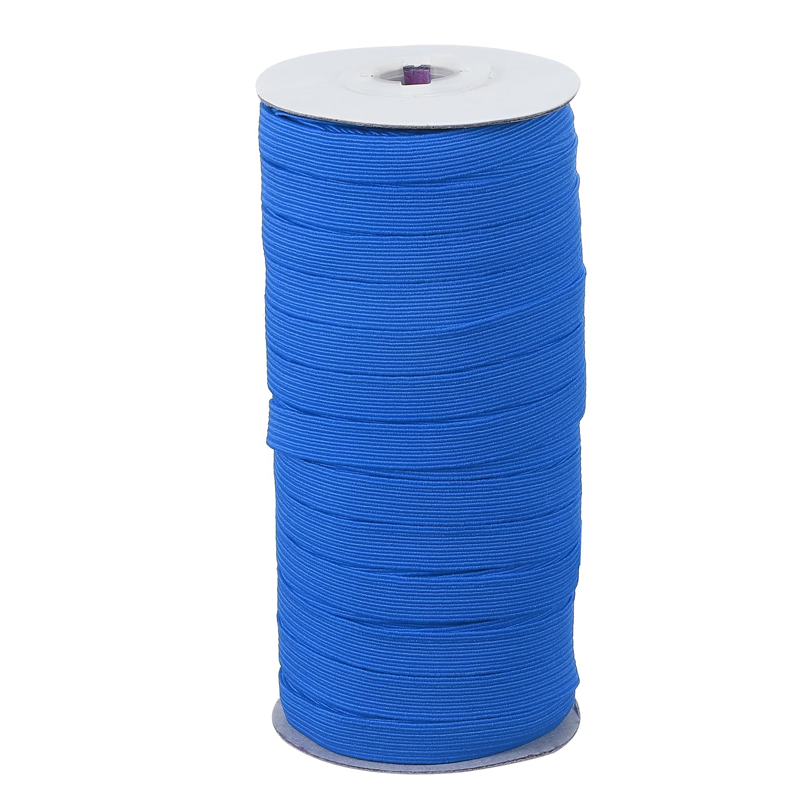 PATIKIL Elastic Bands 10mm x 45 Meters, Polyester Flat Elastic Cord Stretch Strap for Sewing Crafting DIY Light Blue