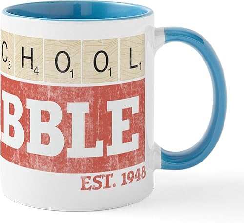 Miniatura 61 de CafePress Scrabble Champion - Taza de café de cerámica (11.0 fl oz) 2-Blanco/Negro Interior - Scrabble Champion,Blanco - Logo,Blanco - Logo