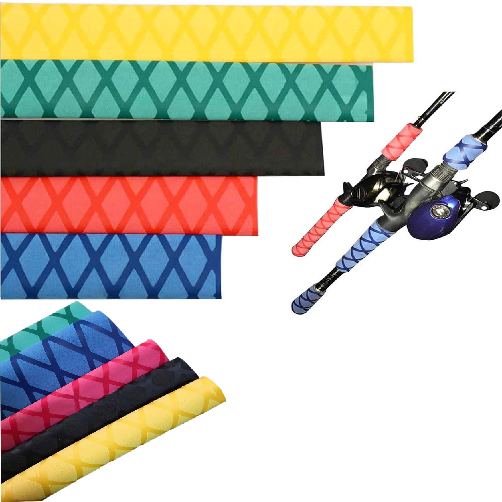 Tubo de Envoltura termorretráctil X-Tube Antideslizante Impermeable para Caña de Pescar y Mango