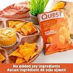Quest Nutrition Nacho Cheese Flavour Tortilla Style Protein Chips, High Protein, Gluten Free, Baked, Not Fried, 1g Sugar, 5g Carbs, 8ct