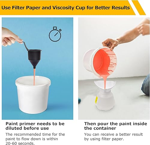 Miniatura 7 de Pulverizador de pintura inalámbrico compatible con batería Dewalt de 20 V 60 V (sin batería), HVLP pulverizadores de pintura eléctricos de mano con